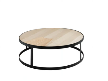 BEA - Low round iron coffee table by Mila Maurizi - view 2
